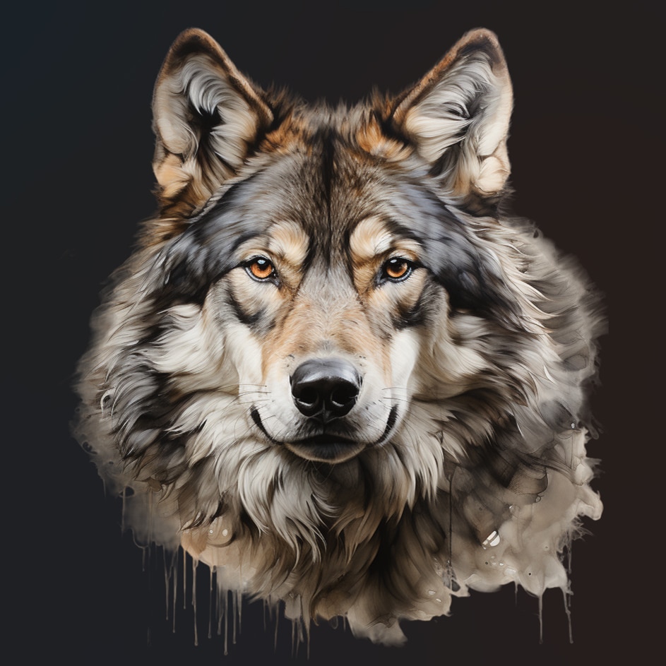 Wolf Porträt